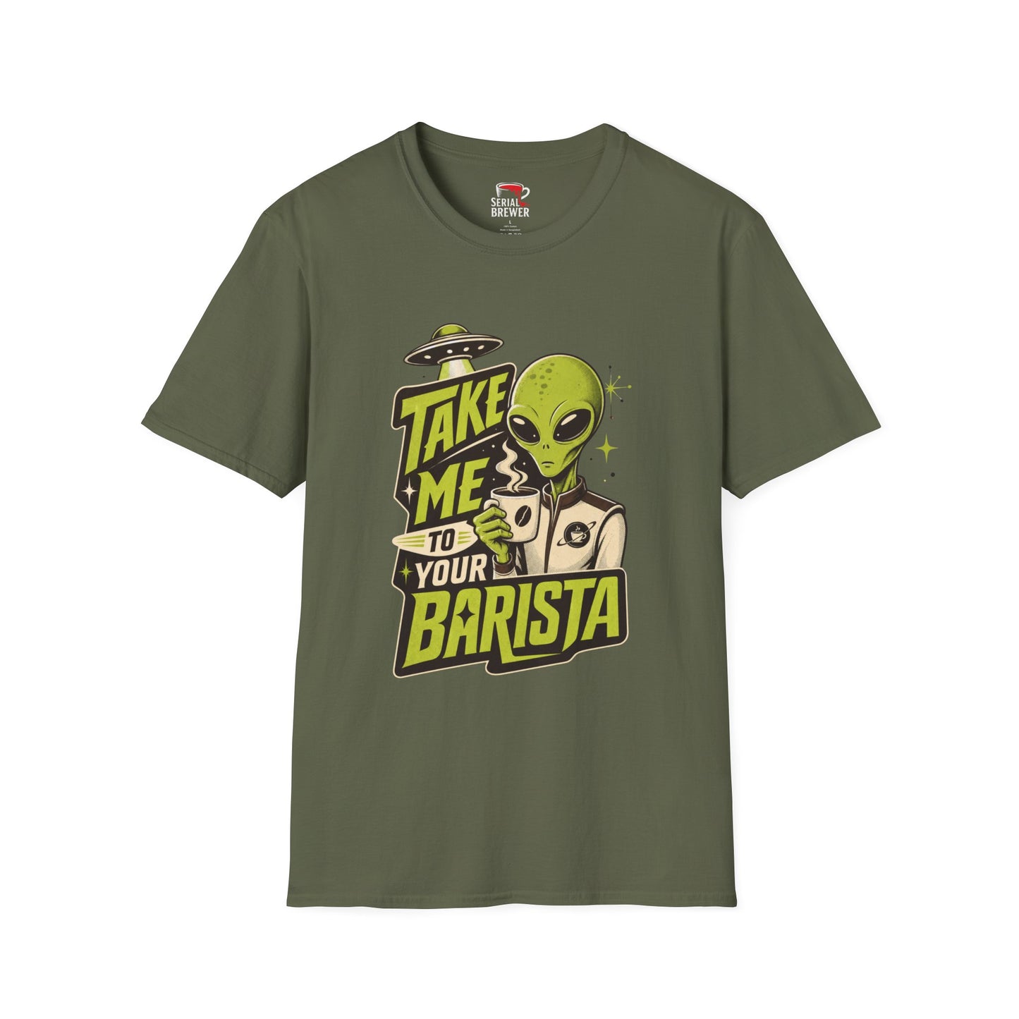 Alien 'Take Me to Your Barista' T-Shirt