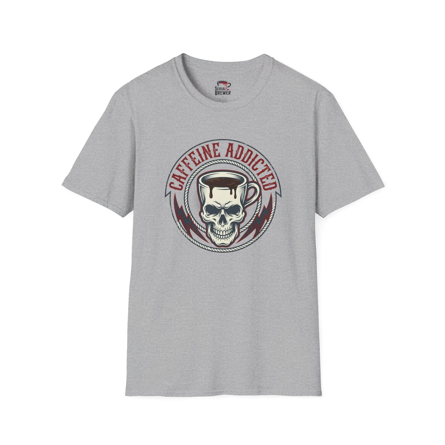 Caffeine Addicted Skull Tee