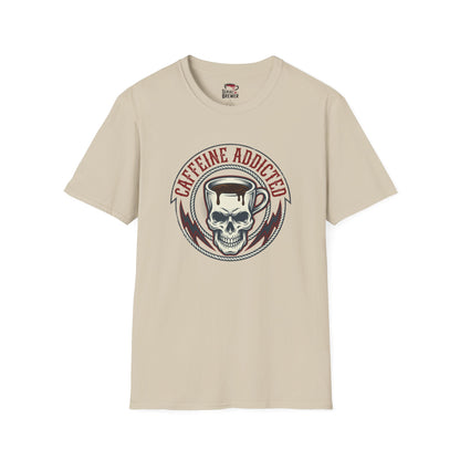 Caffeine Addicted Skull Tee