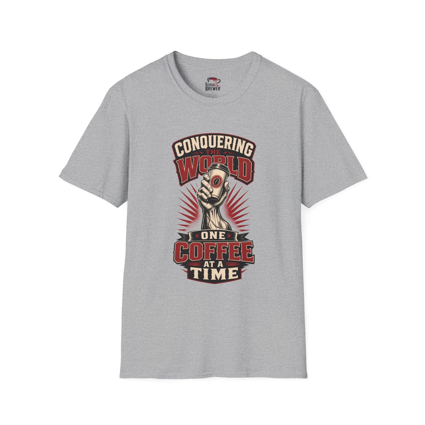 Conquering the World One Coffee at a Time T-Shirt