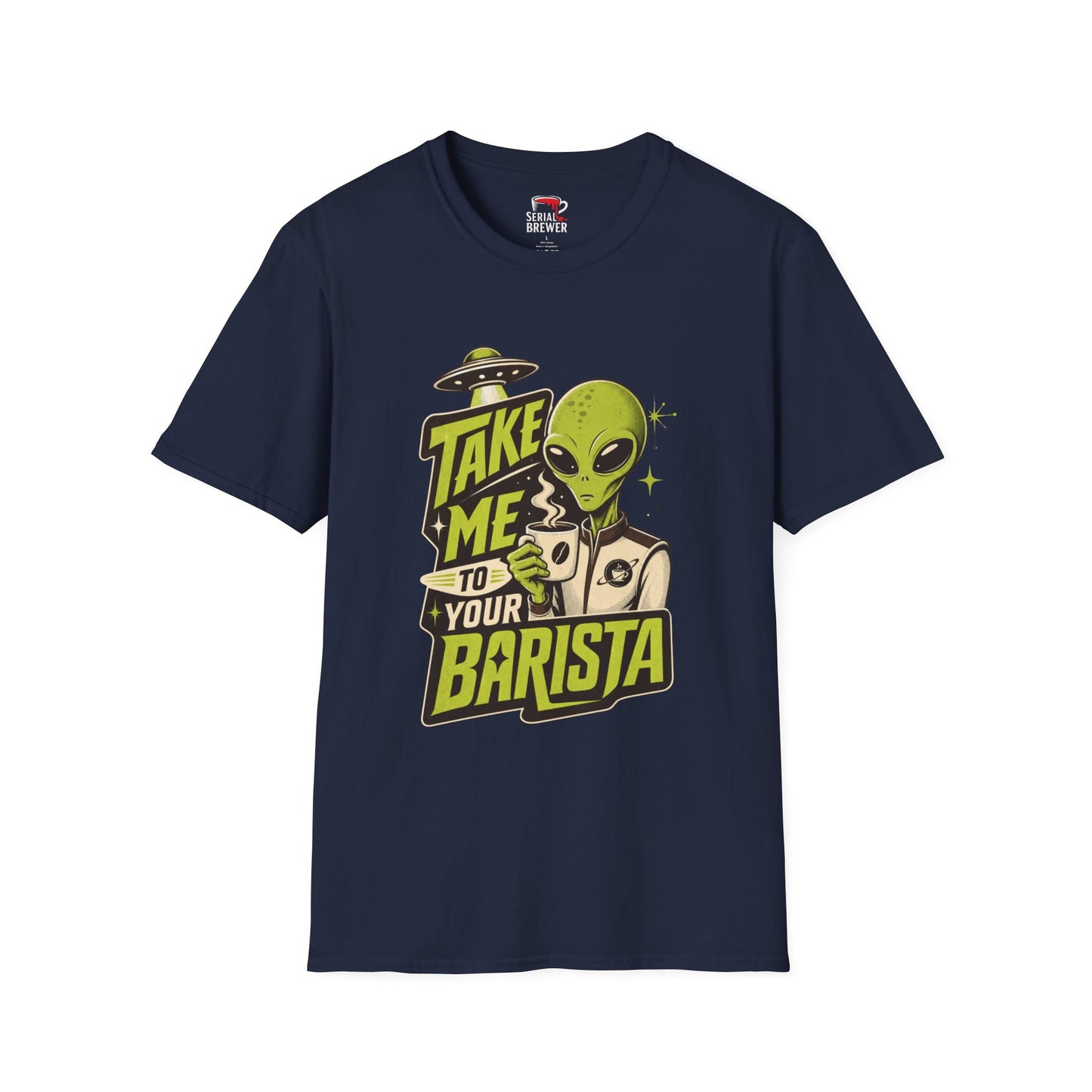 Alien 'Take Me to Your Barista' T-Shirt