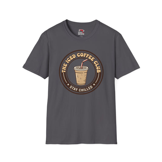Iced Coffee Club T-Shirt — "Stay Chilled" Vintage Coffee Tee