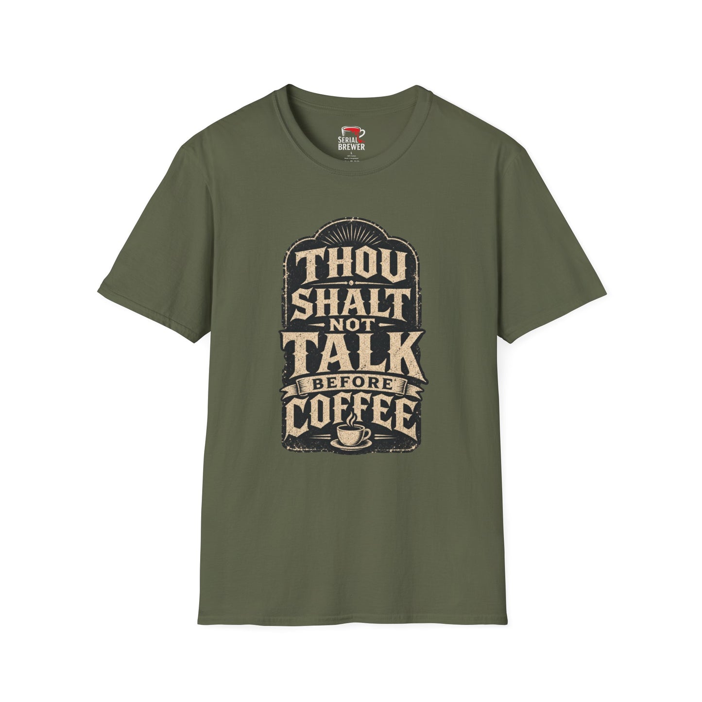 Thou Shalt Not Talk Before Coffee T-Shirt