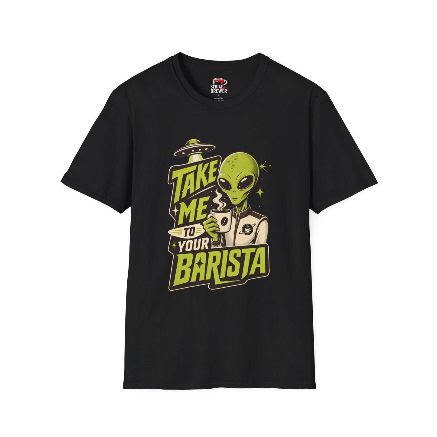 Alien 'Take Me to Your Barista' T-Shirt