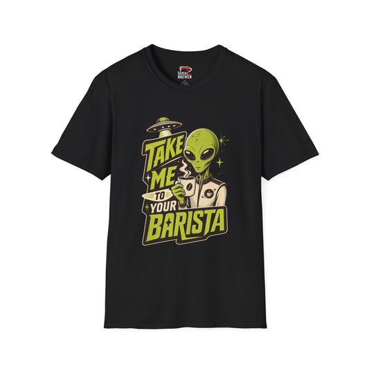 Alien 'Take Me to Your Barista' T-Shirt